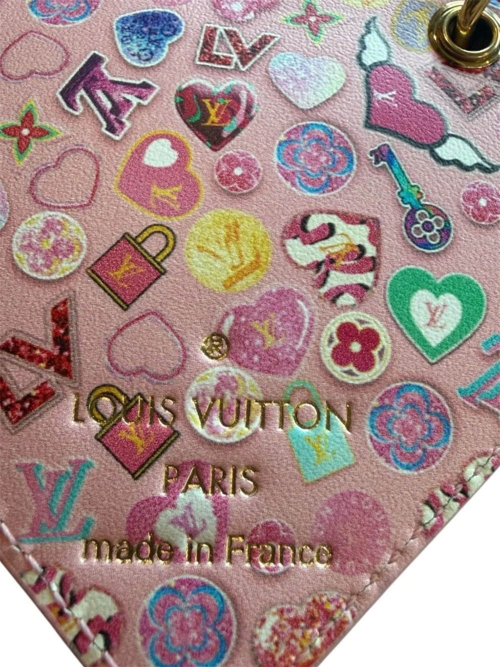 Louis Vuitton Limited Edition Love Lock Key Chain / Bag Charm